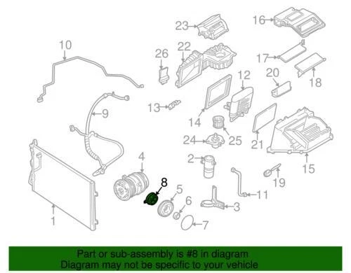 Подлинная катушка муфты компрессора кондиционера GM 89019185 - Изображение 2 из 2