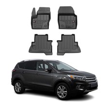 OMAC Gummi Fußmatten für Ford Kuga 2013-2024 Premium TPE 3D Automatten 4tlg