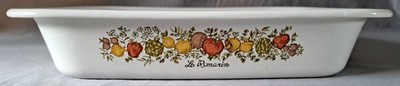 Vintage CORNING WARE Spice of Life A21 12.25 x 10.25 x 2.25in Excellent no Lid
