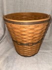 Longaberger 1989 Waste Basket with Signatures — photo 2