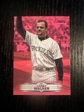 Larry Walker PINK PARALLEL 2025 Topps Stadium Club #36 Colorado Rockies