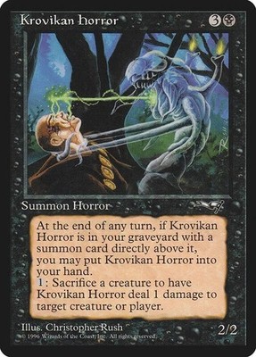 Krovikan Horror (x1) Alliances Excellent up to Near Mint _MTG _