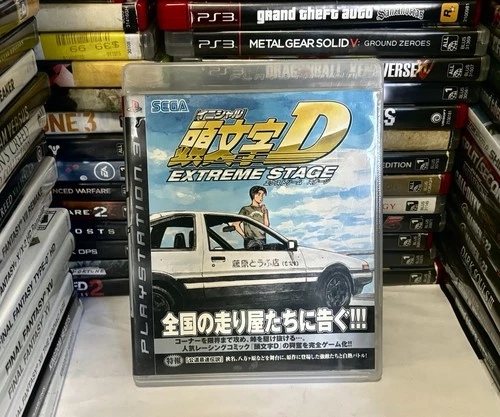 Rare Initial D: Extreme Stage (Sony Playstation, 2008) Tested Japan Version CIB