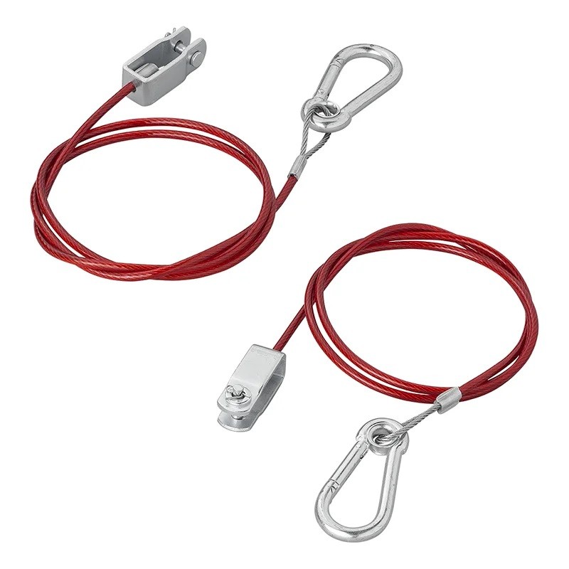 Brems- und Abreißseil Abreisseil 100cm 1m mit Gabelkopf für Anhänger - Image 4