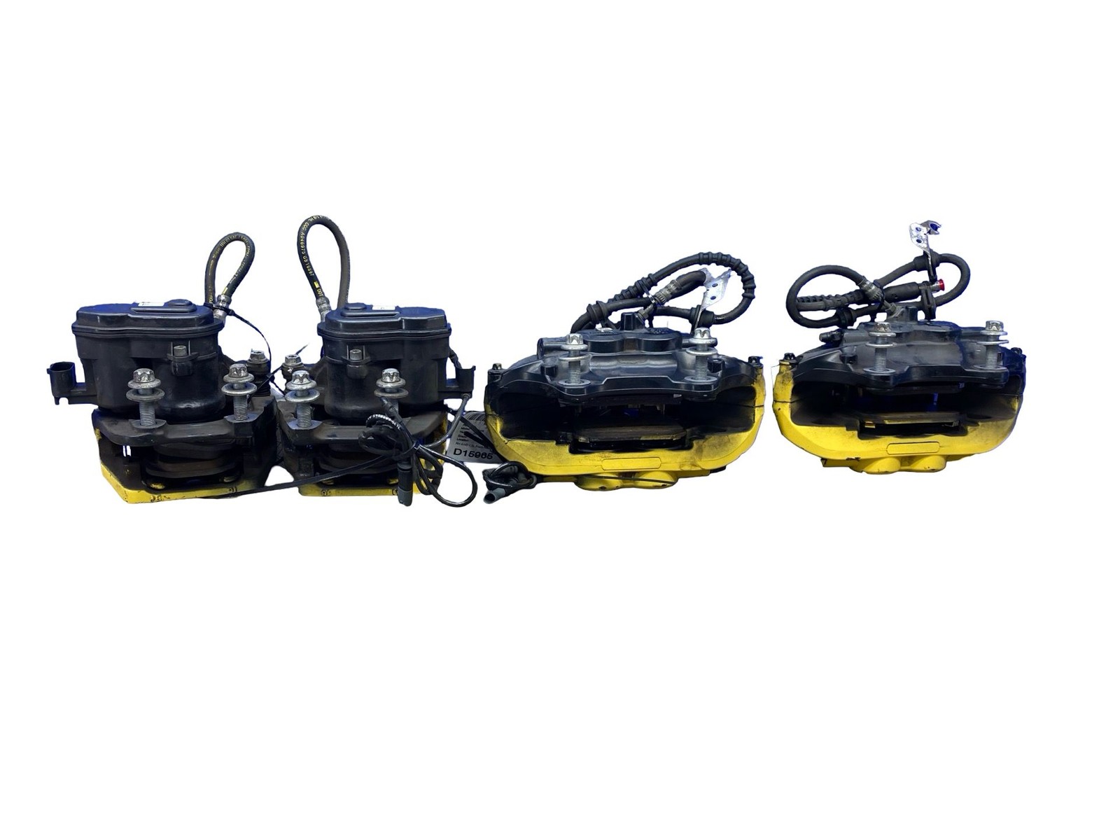 2014 - 2019 Bmw I8 Oem 1.5L Front Rear Left Right Brake Caliper Set Of 4 Yellow