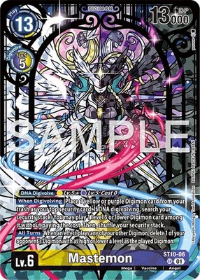 Mastemon Alternate Art Foil - ST10-06 NM - Digimon TCG | eBay