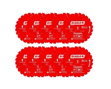 Diablo -D0724RVP Framing Circular Saw Blade 7-1/4 in X 24 Tooth- 10 Units