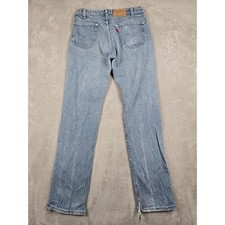 Vintage Levi's 501 Button Fly Jeans Mens 31x34 Distressed USA Madee 80s Read