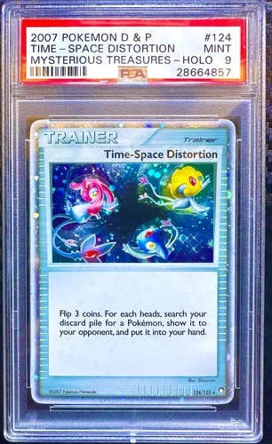 Time-Space Distortion 124/123 Mysterious Treasures Holo Pokemon 2007 PSA 9