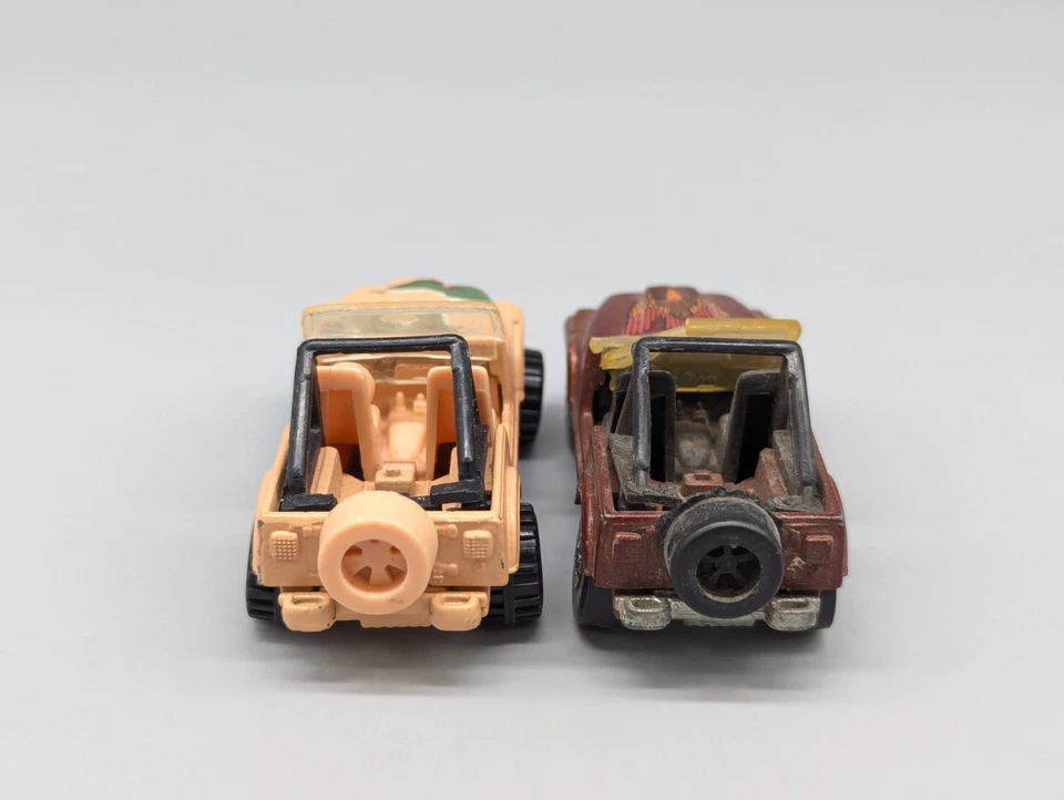 Hot Wheels 1981 Jeep CJ-7 Golden Eagle + Roll Patrol Camo Diecast 1/64 Vintage - Image 4 of 4