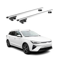 DachträGer GrundtäGer FüR MG 5 2020-2026 90Kg Aluminium Silber 2 Tlg ABE