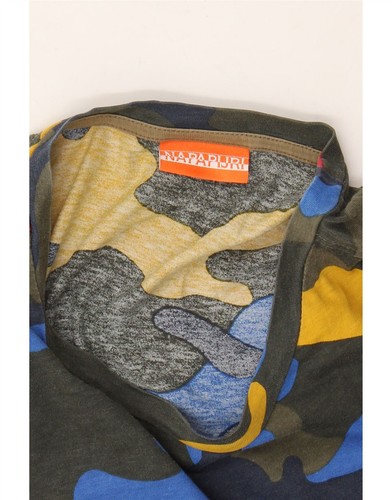 NAPAPIJRI Hombres Gráfico Camiseta Top Grande Multicolor Camuflaje AH02 - Imagen 4 de 4