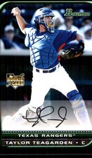 Taylor Teagarden 2008 Bowman Draft Picks & Prospects #BDP35 Rangers MLB READ