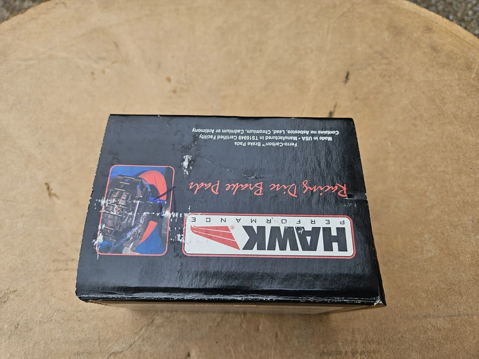 HAWK RACING FRONT LEFT & RIGHT CERAMIC DISC BRAKE PADS FOR PORSCHE - Image 4 of 4
