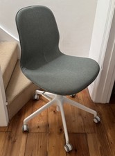 IKEA LÅNGFJÄLL Office Chair in Green-Grey RRP £115
