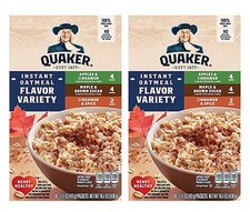 Quaker Instant Oatmeal Hot Cereal Flavor Variety Pack 2 Pack