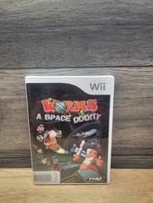 Worms: A Space Oddity (Nintendo Wii, 2008) Tested With Manual 