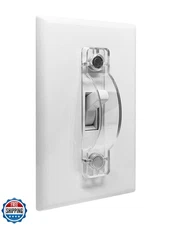Magnetic Light Switch Guards, ILIVABLE Light Switch Plate and Outlet Cover, N