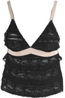 PRADA BLACK VINTAGE LACE TOP SMALL