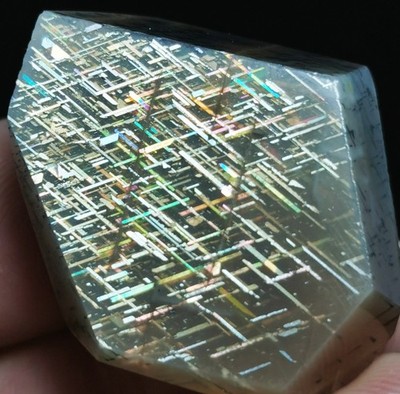 Raw Natural Golden Rainbow Lattice Sunstone Freeform Reiki Stone Healing