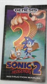 CIB 1992 Sonic The Hedgehog 2 Game For The Sega Genesis 670-2480-01 (G)