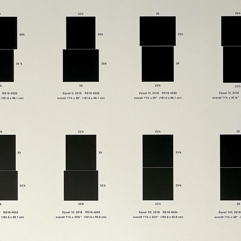 "Anuncio impreso póster artístico Richard Serra 2018 Gemini Gallery NYC 10,5""x15""" Foto 4 de 4