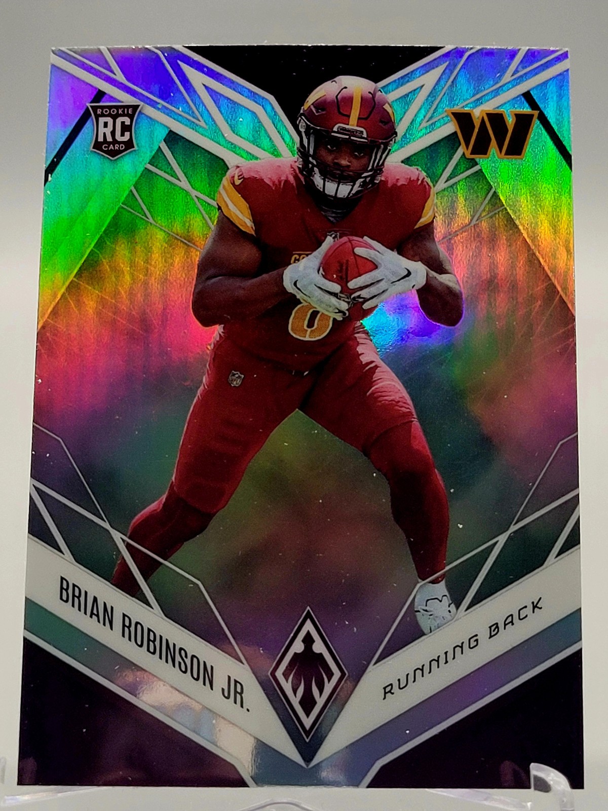 2022 PHOENIX BRIAN ROBINSON JR SILVER PRIZM ROOKIE CARD COMMANDERS NFL 127
