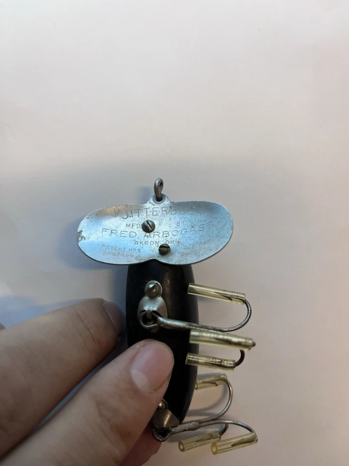 Señuelo de pesca vintage HEDDON Jitterbug excelente estado  Foto 2 de 4