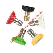 5pcs Pressure Washer Spray Tips Nozzles High Power Kit Quick Connect 1/4" Set