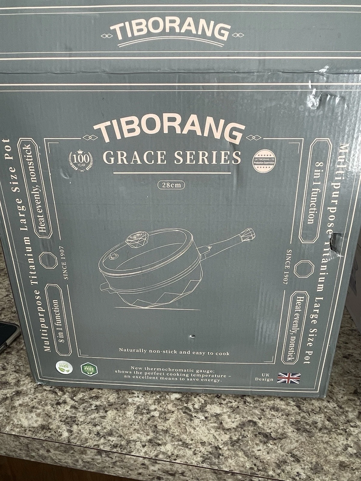 TIBORANG All in One Pan Cookware for All Stoves,Woks & Stir-Fry Pans Nonstick