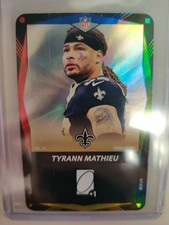 Tyrann Mathieu 2024 UNO Elite NFL FOIL Wild Card Flux Holo SSP Rare Saints #111