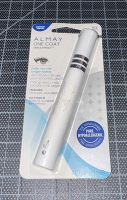 New ALMAY One Coat Triple Effect Mascara 503 BLACK BROWN New/Sealed