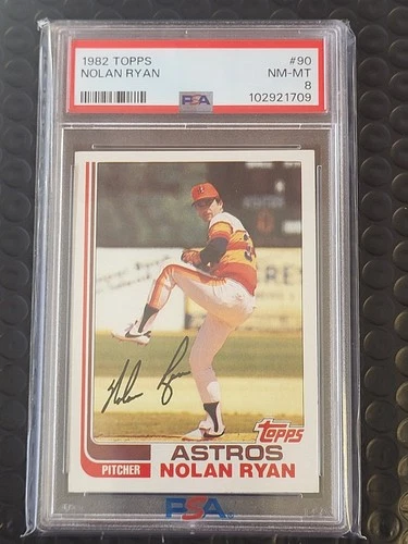 1982 Topps NOLAN RYAN #90 PSA 8 NM-MT Houston Astros HOF