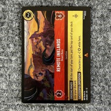 Disney Lorcana Wilds Unknown Remote Inklands 135/204 Foil Location