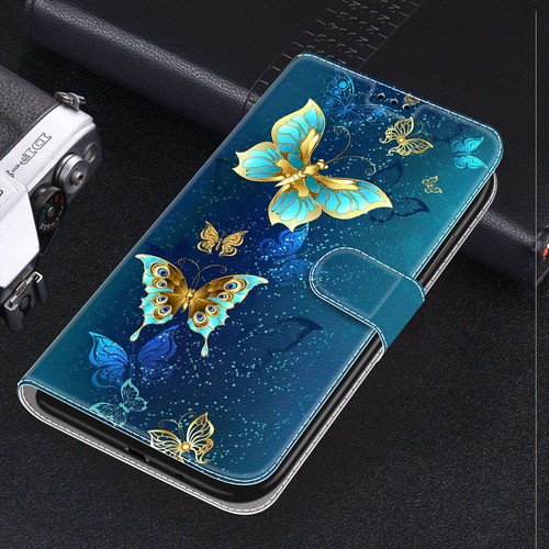Butterfly Cat Rose Wallet Phone Case For OPPO A15 A57 A77 A17 A78 A94 A93 A54 5G - 第 90/101 張圖片