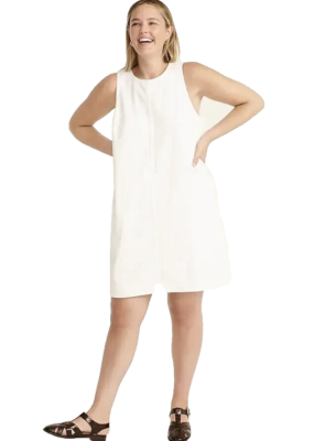 dress with v neck and sleeves Fifteen Twenty Shailene Flutter Sleeve Dress - Dusty Blue