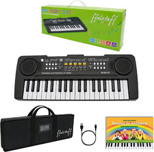 Melodica Elettronica  37 Tasti Con Borsa Con Tracolla E E-Book "Suona La Tastier