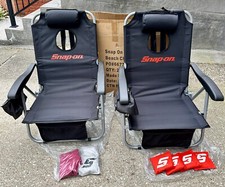 x2 Snap-On Cornhole Black Beach Chairs Corn H...