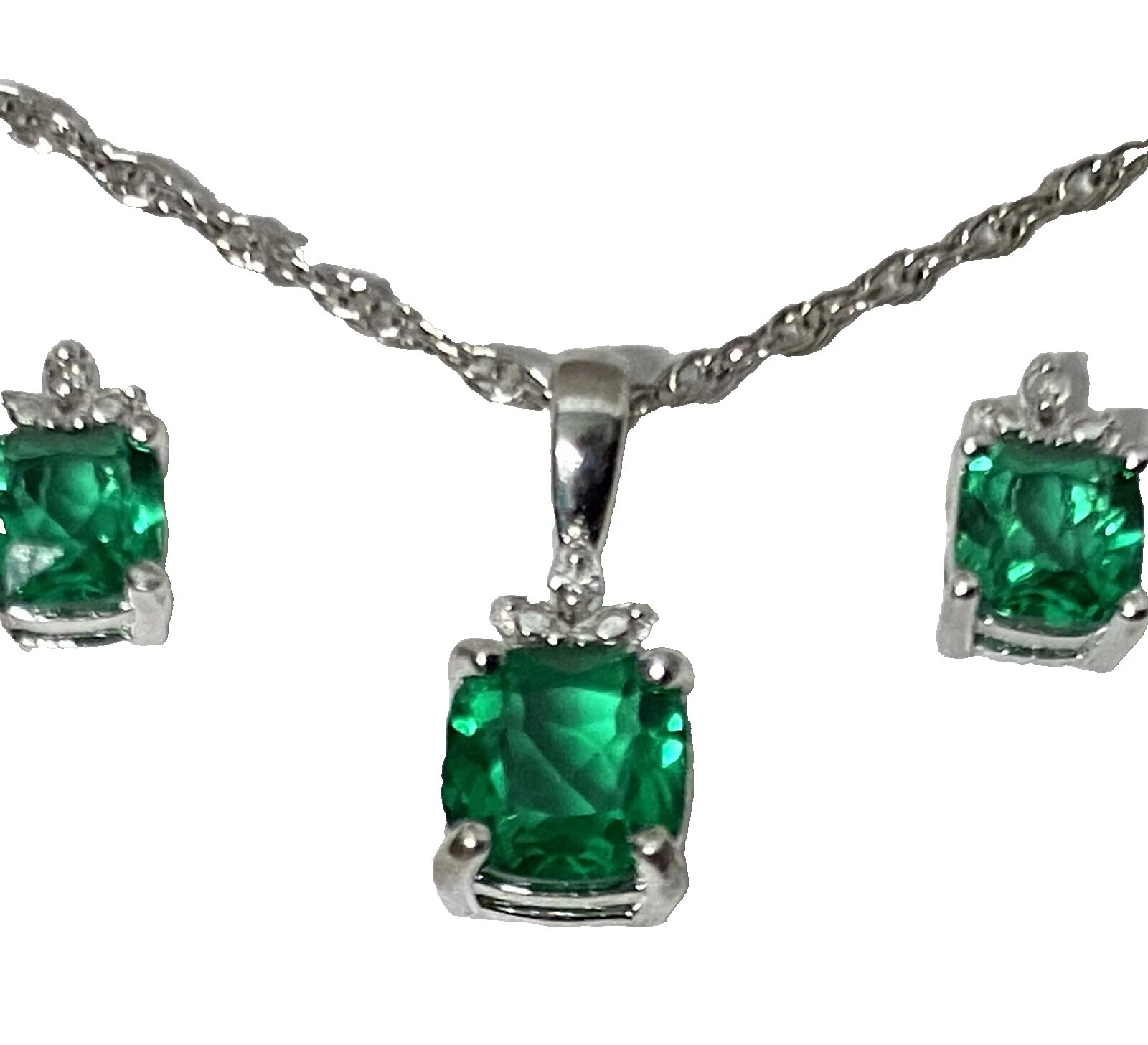 Joyería de moda de cuero Esmeralda