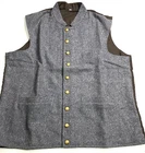 CIVIL WAR CS CSA CONFEDERATE WOOL INFANTRY JACKET VEST-LARGE 44R