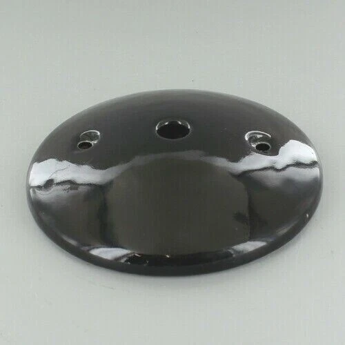 New: Porcelain Black or White Finish Modern Canopy or wall Backplate - NIB - Image 2 of 4