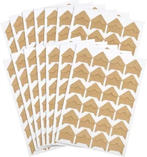 DERAYEE 12 Sheets/288 PCS Photo Corner Stickers, Self-Adhesive Photo Mounting Co