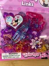 Disney JEWELRY LINKS Minnie Mouse Boutique Plastic Pretend Play Girls 24pc New