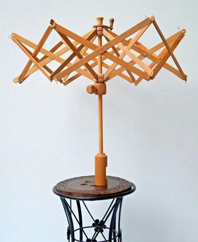 Paraguas Swift Hilo Enrollador Soporte Fibra Cuerda Lana Hilo Herramientas de Tejer Madera Foto 2 de 4