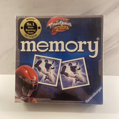 Ravensburger Power Rangers Mini Memory Card Game 2008 Operation ...