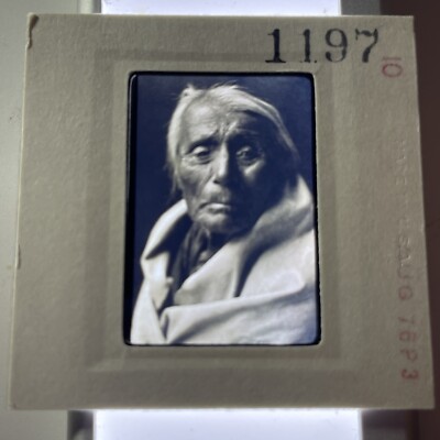 1197 Edward Curtis  Skuthun Klickitat Native American Photography 35mm Art Slide