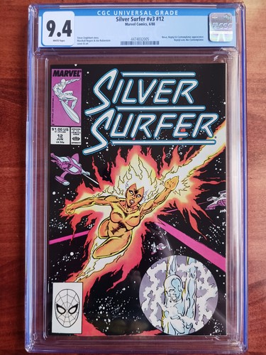 Silver Surfer #v3 #12 CGC 9.4 *Steve Englehart Story, Reptyl eats Contemplator*
