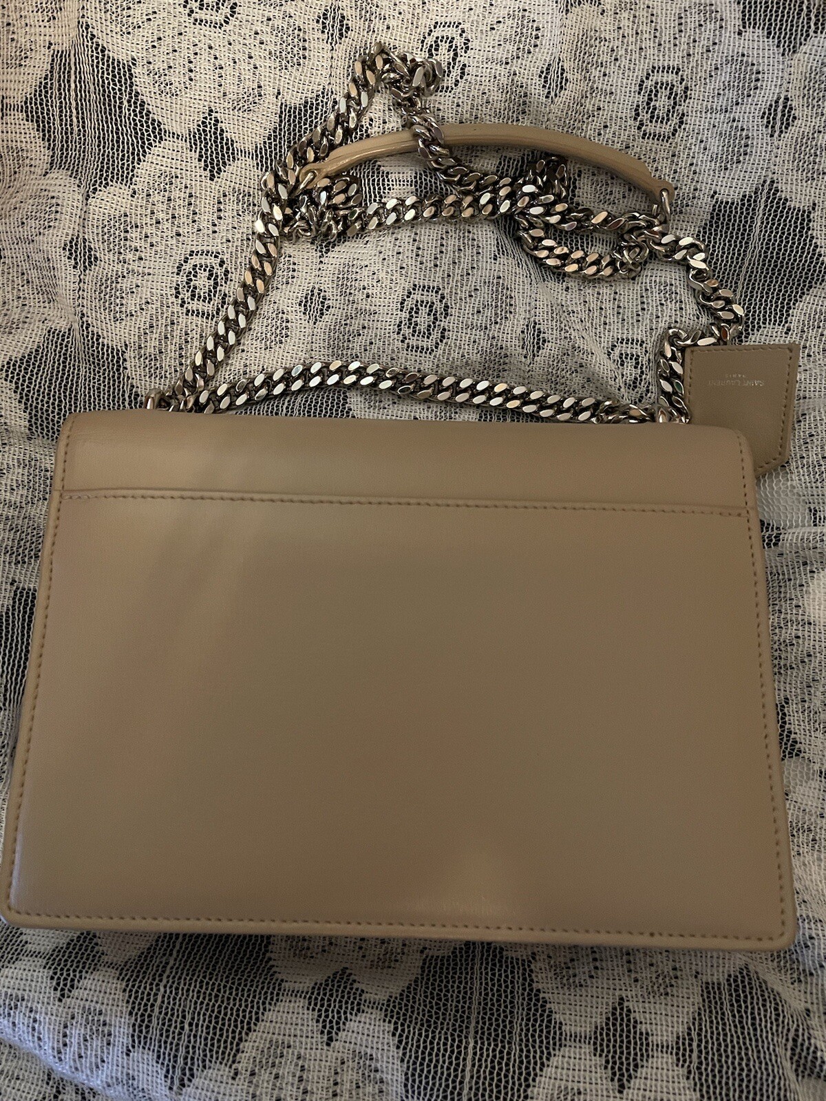 SAINT LAURENT 2700$ Borsa a tracolla media catena YSL Preloved