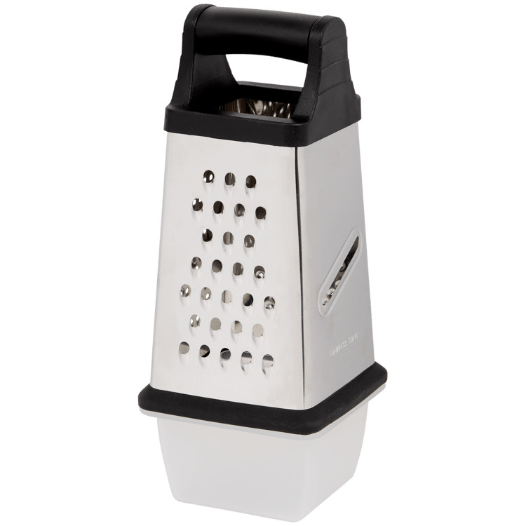 Râpe à boîte en acier inoxydable anti glisse pour légumes