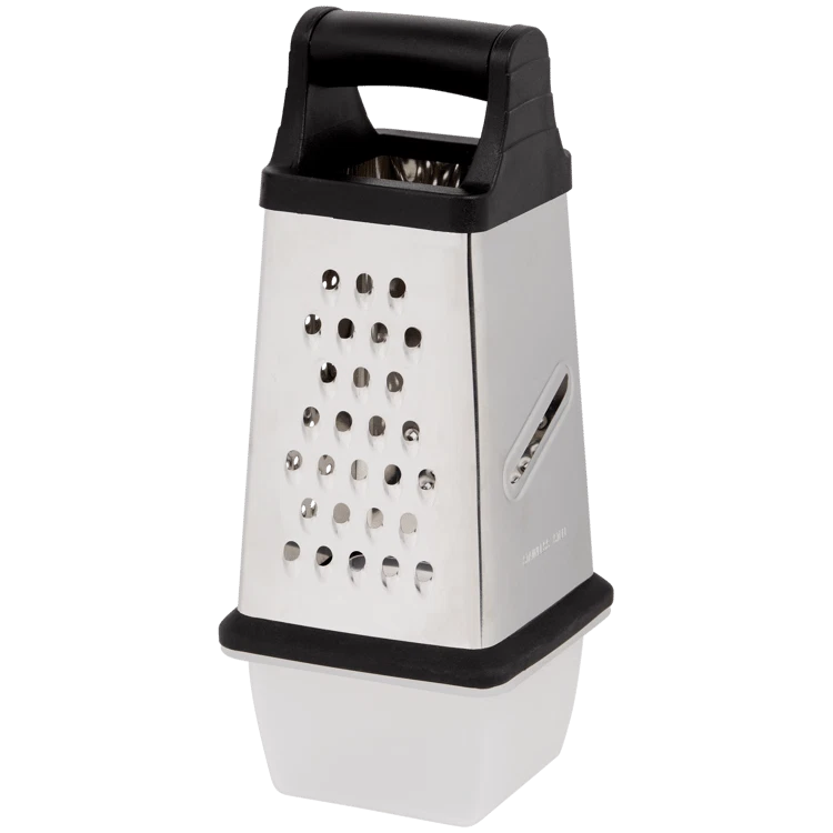 4 Side Stainless Steel Box Grater Vegetable Grinder Tool Grinder